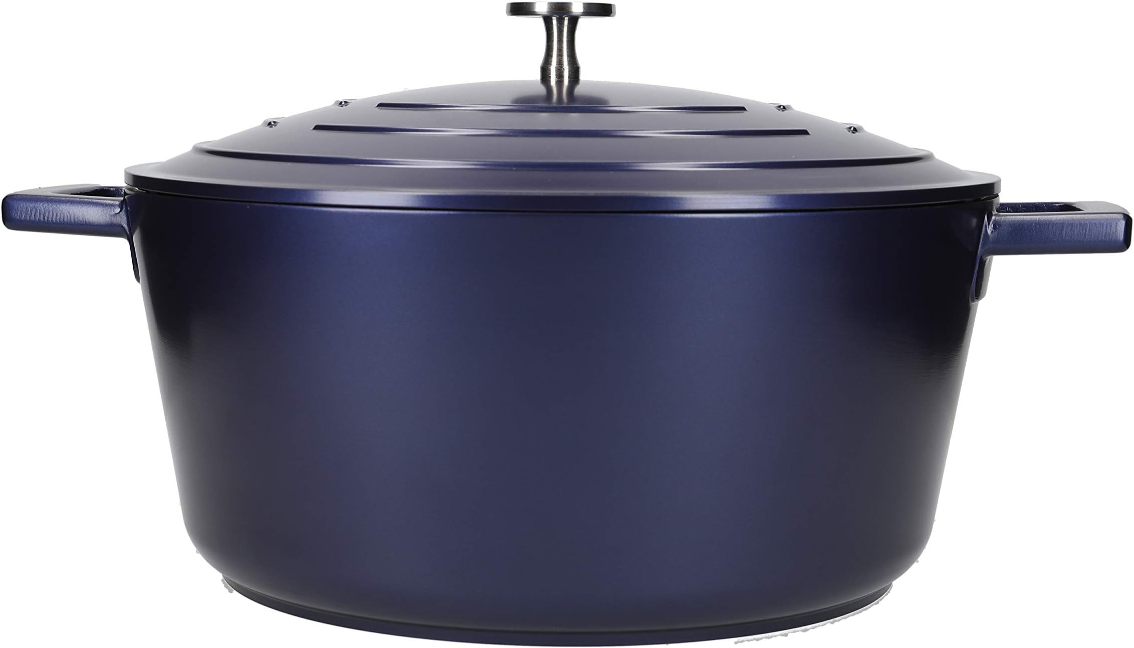 Master ClassCasserole Dish with Lid, Large 5L/28 cm, Lightweight Cast Aluminium, Induction Hob and Oven Safe, Blue