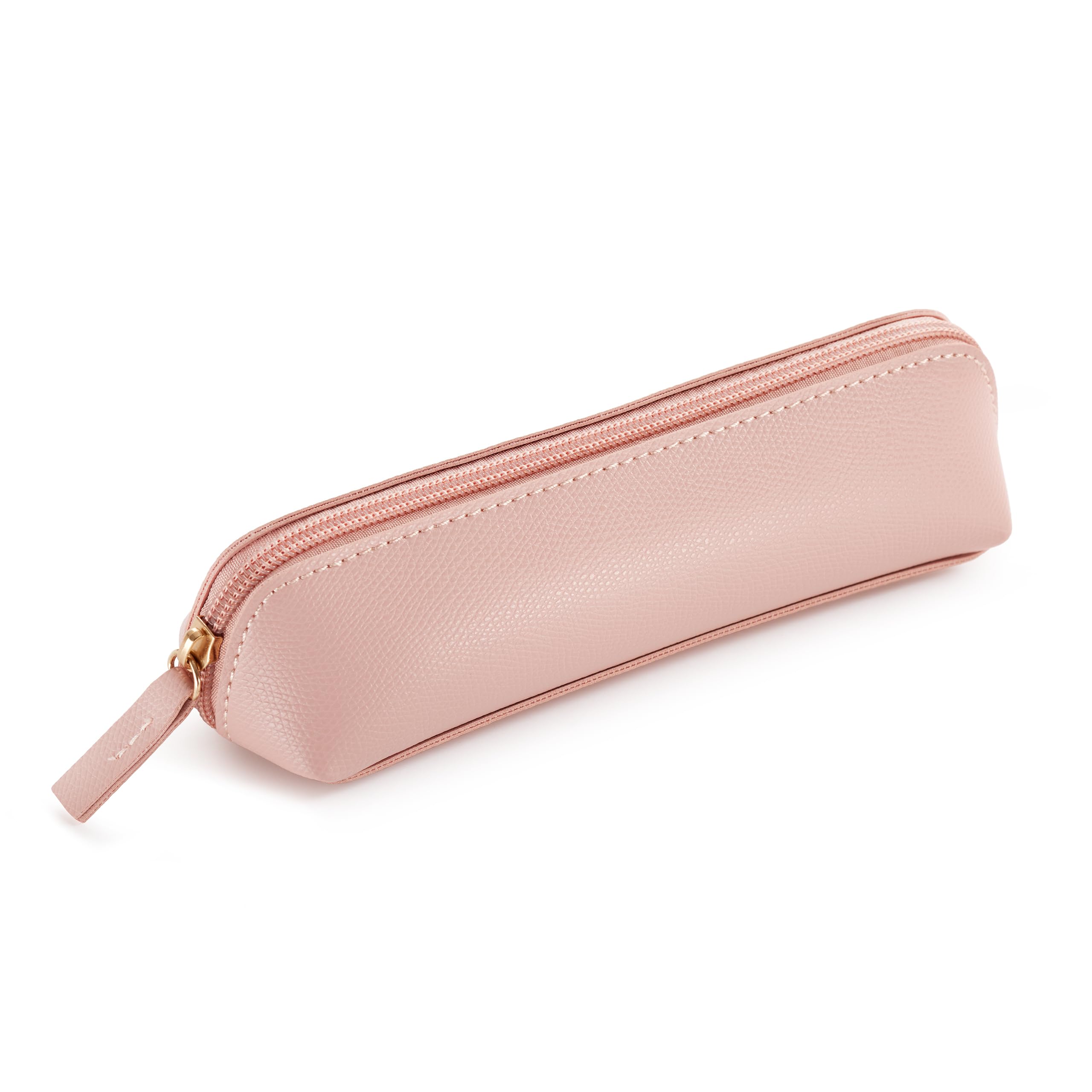 Miquelrius - Portatodo Ovalado, Estuche 1 Compartimento, Tamaño 190 x 55 x 30 mm, Material Exterior y Tirador de PU símil Piel, Cierre Cremallera