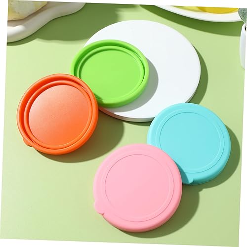 Miniatura 2 de Tapas redondas de silicona para almacenamiento de alimentos, repuesto para tarro de vidrio, tarro de miel, a prueba de fugas, fácil de limpiar