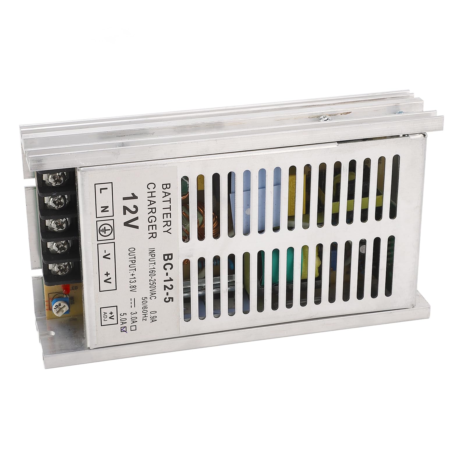 Cargador de Batería de Generador 12V 5A Salida CA 160-250V 0.9A Entrada Cargador de Grupo Electrógeno de Carga Flotante Automática