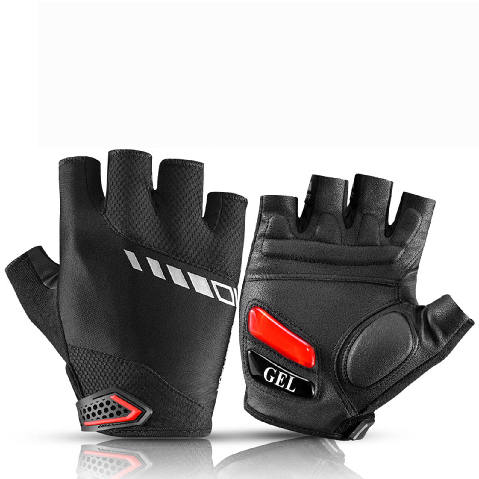 Gants de vélo de route VTT à demi-doigt respirants pour cyclistes