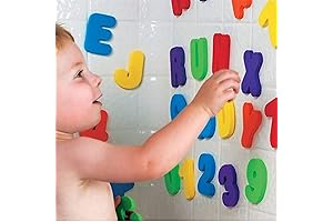 Foam Fun: Baby Bath Toys with Alphabet Letters and Numbers