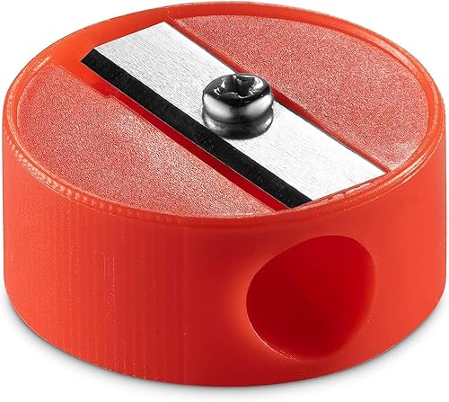 Miniatura 3 de AKOAK 36 sacapuntas de lápices, mini sacapuntas manual redondo, sacapuntas de bolsillo de plástico de un solo agujero, adecuado para preescolar,