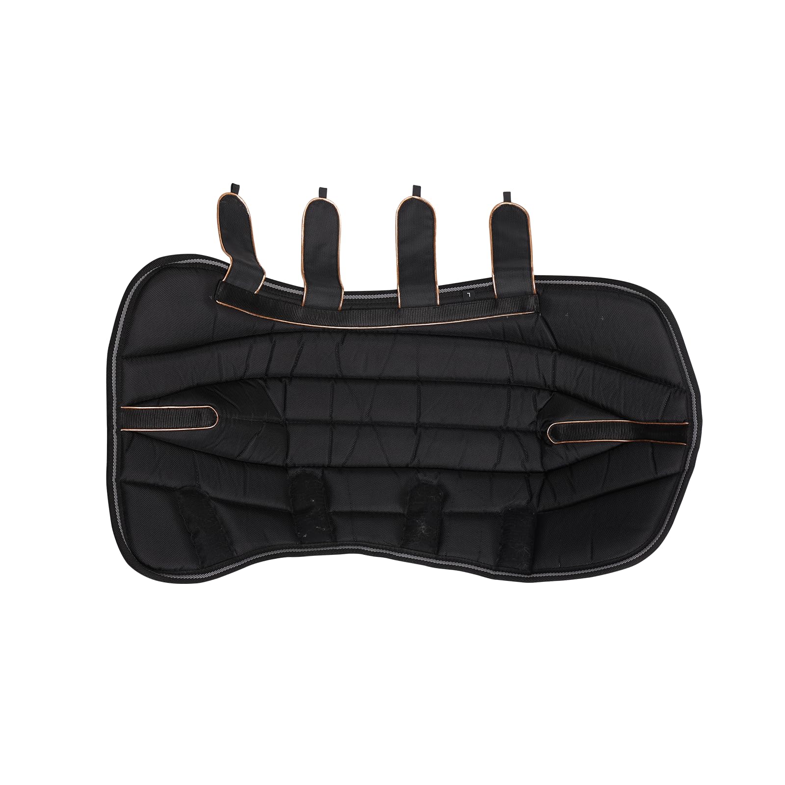Juego de 4 polainas de transporte para tendones de caballo, botas de viaje, color negro
