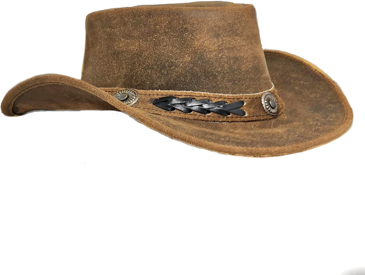 SHAMROCK Leather Cowboy Hat for Men Women - Lightweight Handcrafted Western Shapeable Wide Brim | Western Hats for Men