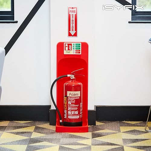 Miniatura 71 de iSYFIX Calcomanías de letreros para extintor de incendios, paquete de 12 calcomanías de vinilo autoadhesivas de alta calidad, laminadas para máxima