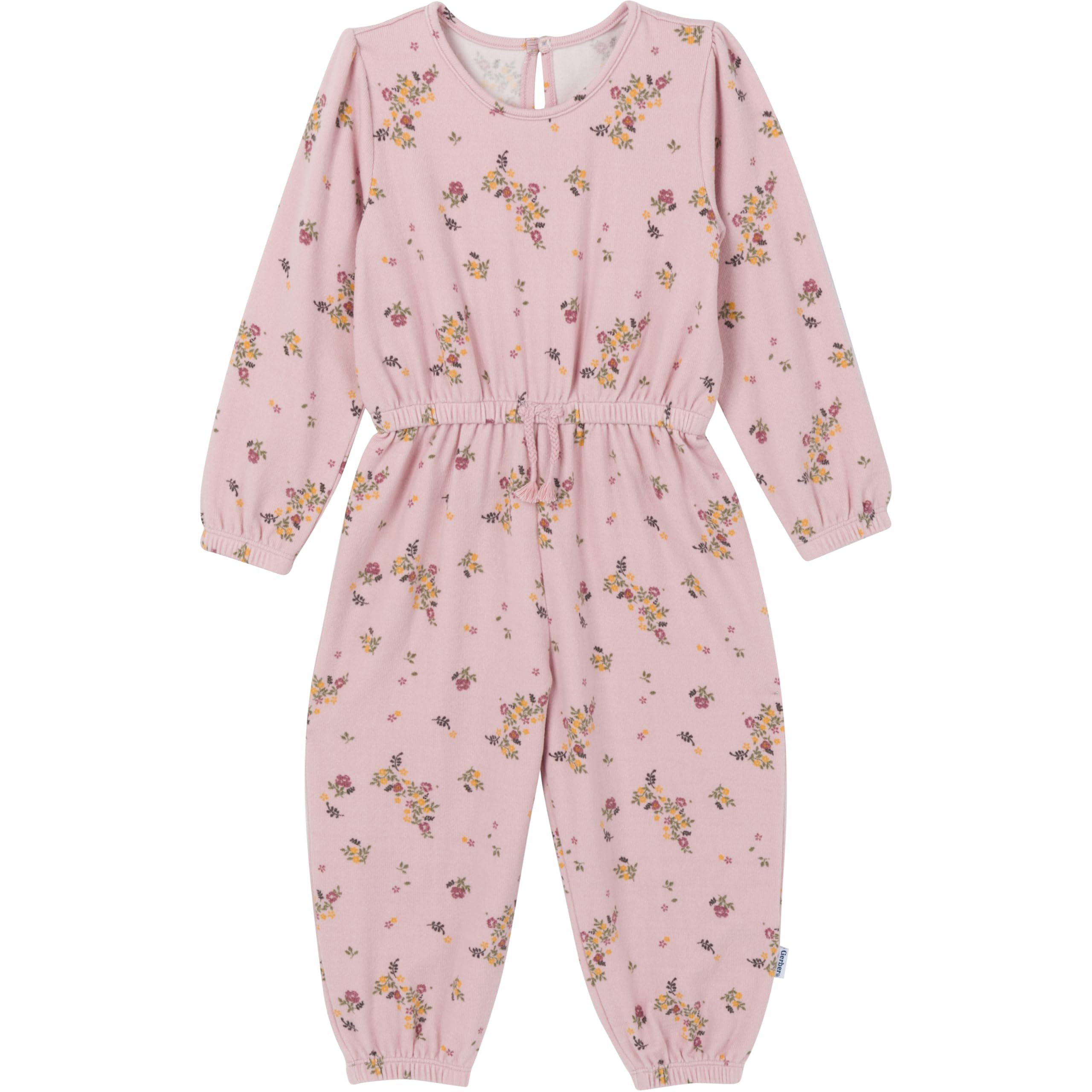 Combinaison Hacci Gerber bébé fille pyjama extensible rose