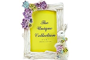 Bunny & Succulent Easter Photo Frame
