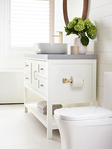 Vista 95 de Amerock BH36034CZ Toallero de bronce champán Toallero de 24 pulgadas (24.016 in) Revitalize Toallero de baño Accesorios de baño