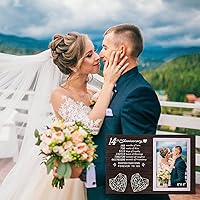 Vista 2 de Yakucho Regalos de boda para parejas - Marco de clip para fotos de 14 aniversario