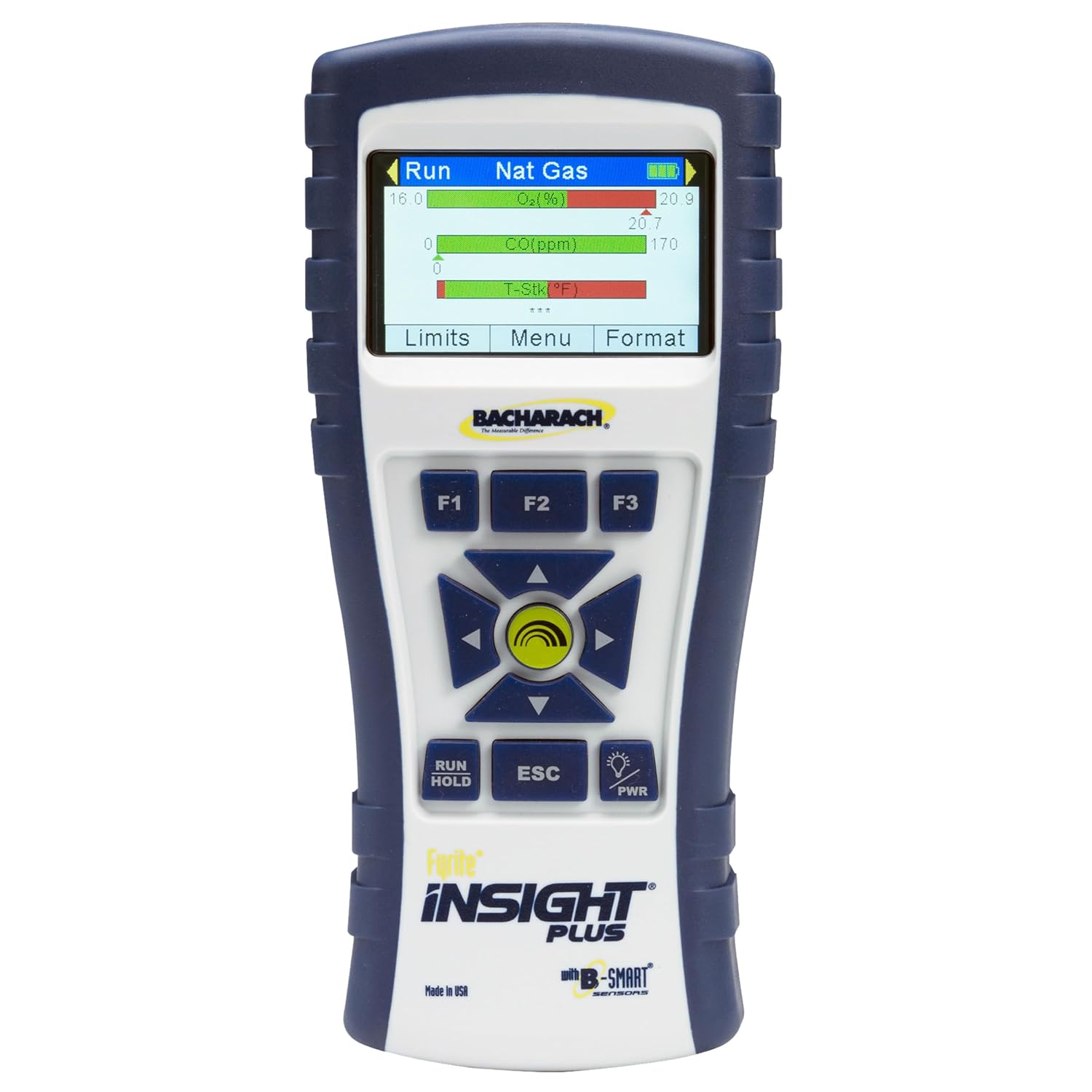MSA H0024-8518 Insight Combustion Analyzer Plus Reporting W-LL 02, Automatic Sensor Protection, Compatible with MSA Combustion App, Readings for O2, CO, CO2, Combustion Efficiency and Temperature