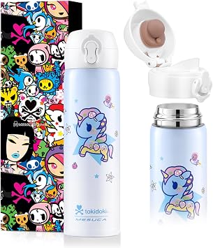 tokidoki Unicorno Bottle, 17oz Insulated Stainless Steel Water Bottle