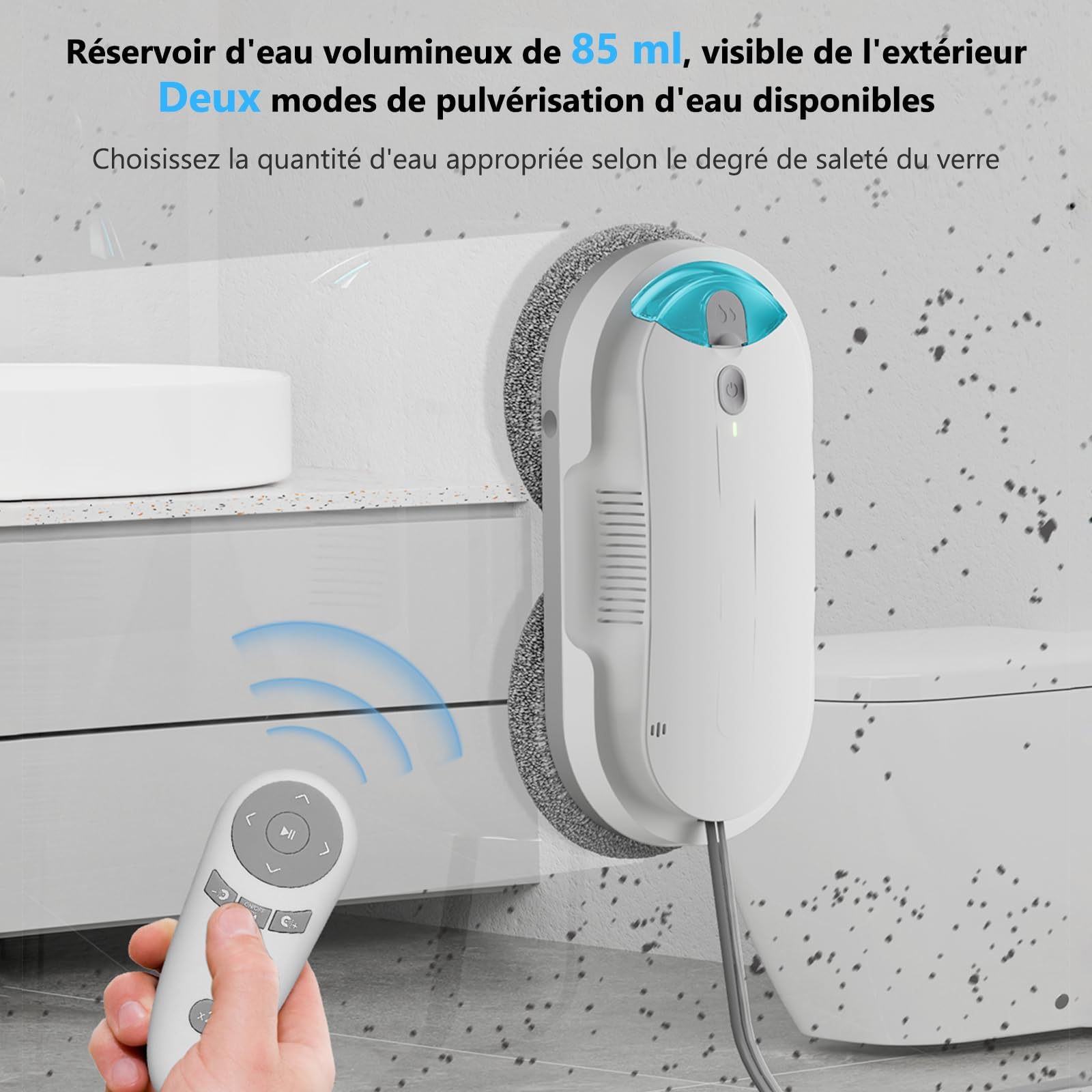Robot Lavavetri,4800-6400pa Robot Lavavetri Automatico