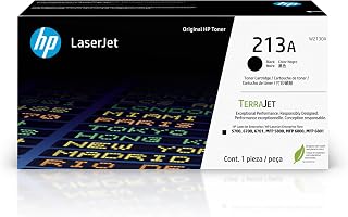 HP 213A Black Original Laserjet Toner Cartridge, W2130A. Works Laserjet Enterprise 5700, 5800, 6700, 6701, 6800, 6801.