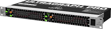 Behringer Ultragraph Pro Fbq1502 Ultra-Musical 15-Band Stereo Graphic Equalizer With Fbq Feedback Detection System