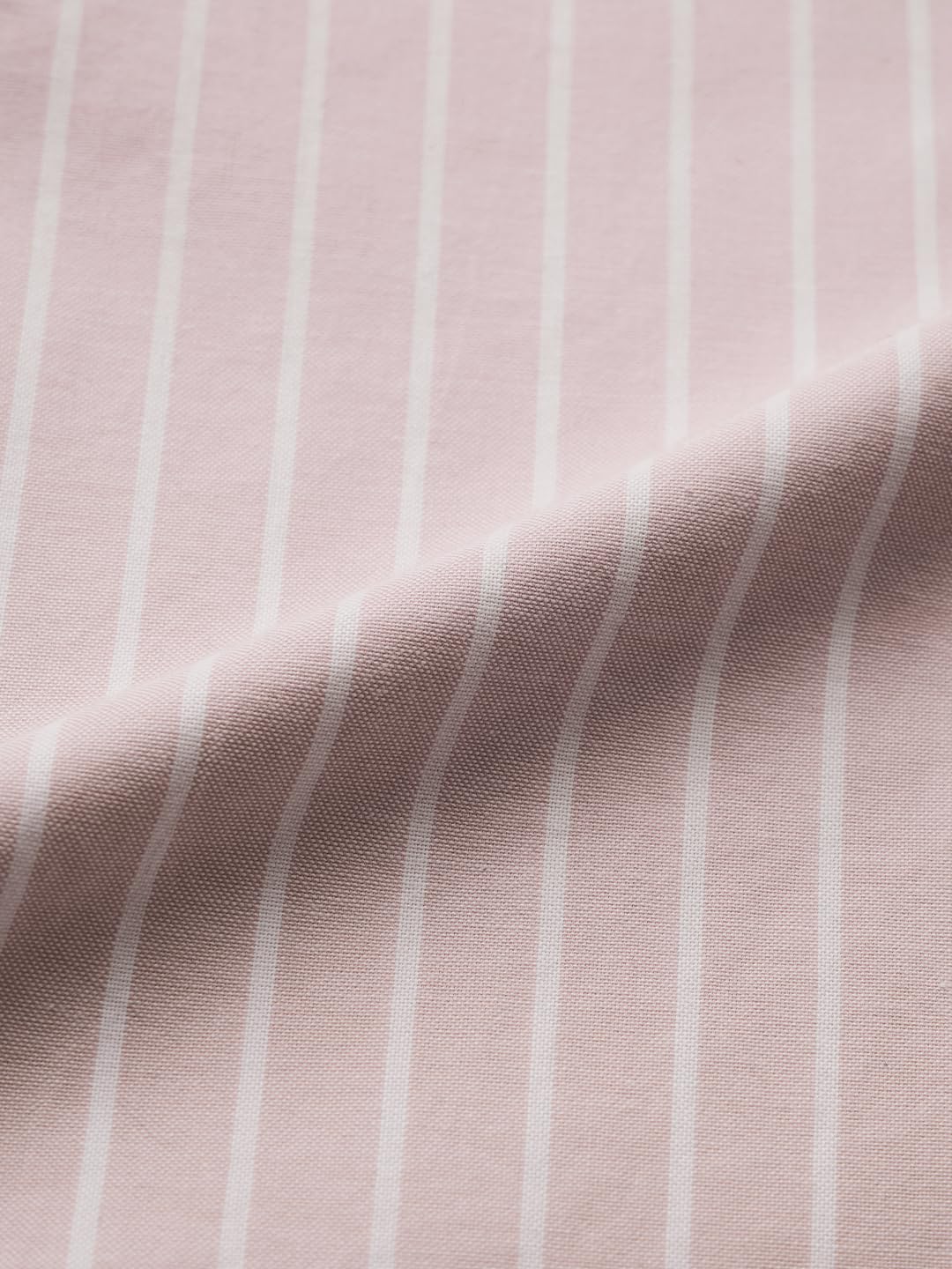 The Souled Store Camicia slim fit: strisce lilla uomini e ragazzi maniche lunghe collo colletto bottoni davanti a righe vestibilità regolare camicia leggera in cotone per tutte le stagioni