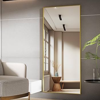 「ｙｕｍｉ」Mirror 55×200cm Amazon.com: TokeShimi Black Bathroom Mirror for Wall Vanity