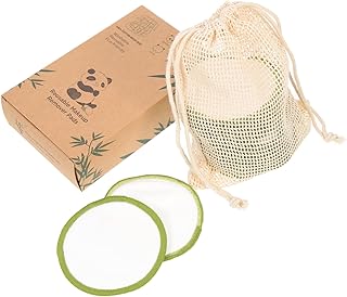 FRCOLOR 16 Pçs Removedor De Maquiagem Esponja Para Remoção De Maquiagem Para Rosto Almofadas De Algodão Para Rosto Fibra Natural Almofadas Faciais Removedor De Maquiagem Toalhetes Faciais