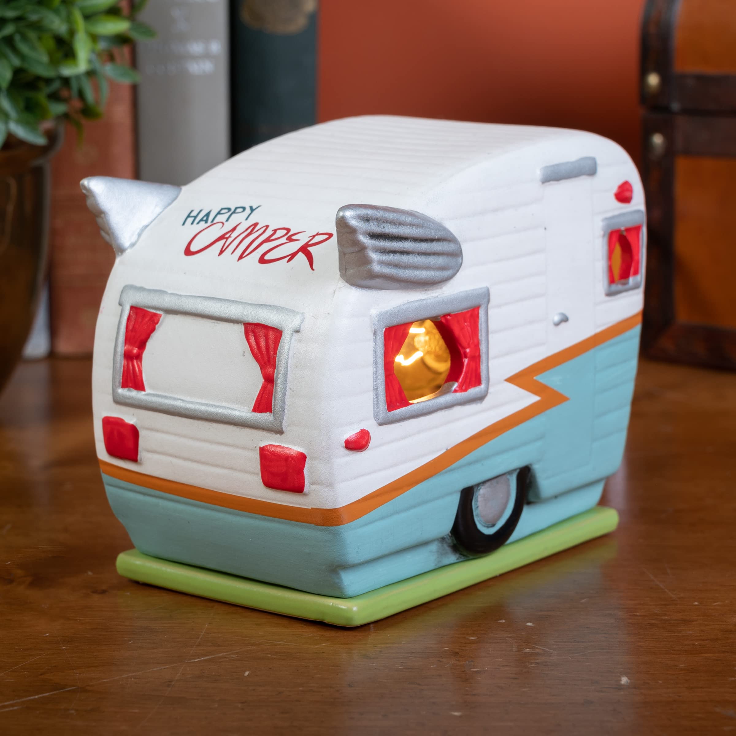 Scentsationals Wax Melt Warmer - Retro Vintage Campin' Warmer for Scented Wax Melts, Fragrance Cubes & Tarts