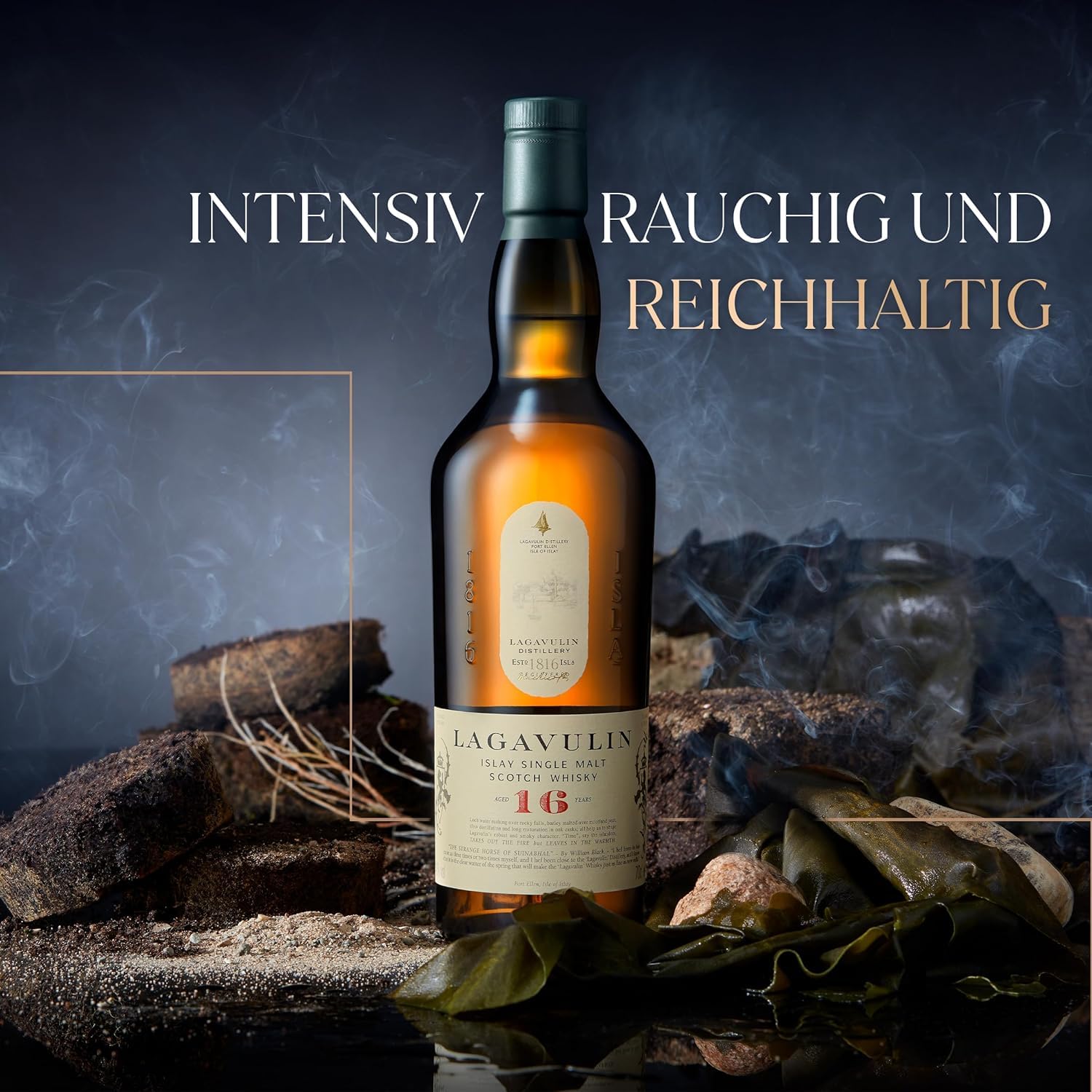 Lagavulin 16 Jahre Islay Single Malt Scotch Whisky 43% Vol 700ml Geschenkbox