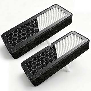 2-Pack H13 True HEPA + Carbon Filter for Bambu H2D/H2S/H2C Air Filter Durable HEPA Air Purifier for 3D Printer, Captures Dust & VOCs – Upgrade Incomplete Stock Filtration for Bambu lab h2c Printer