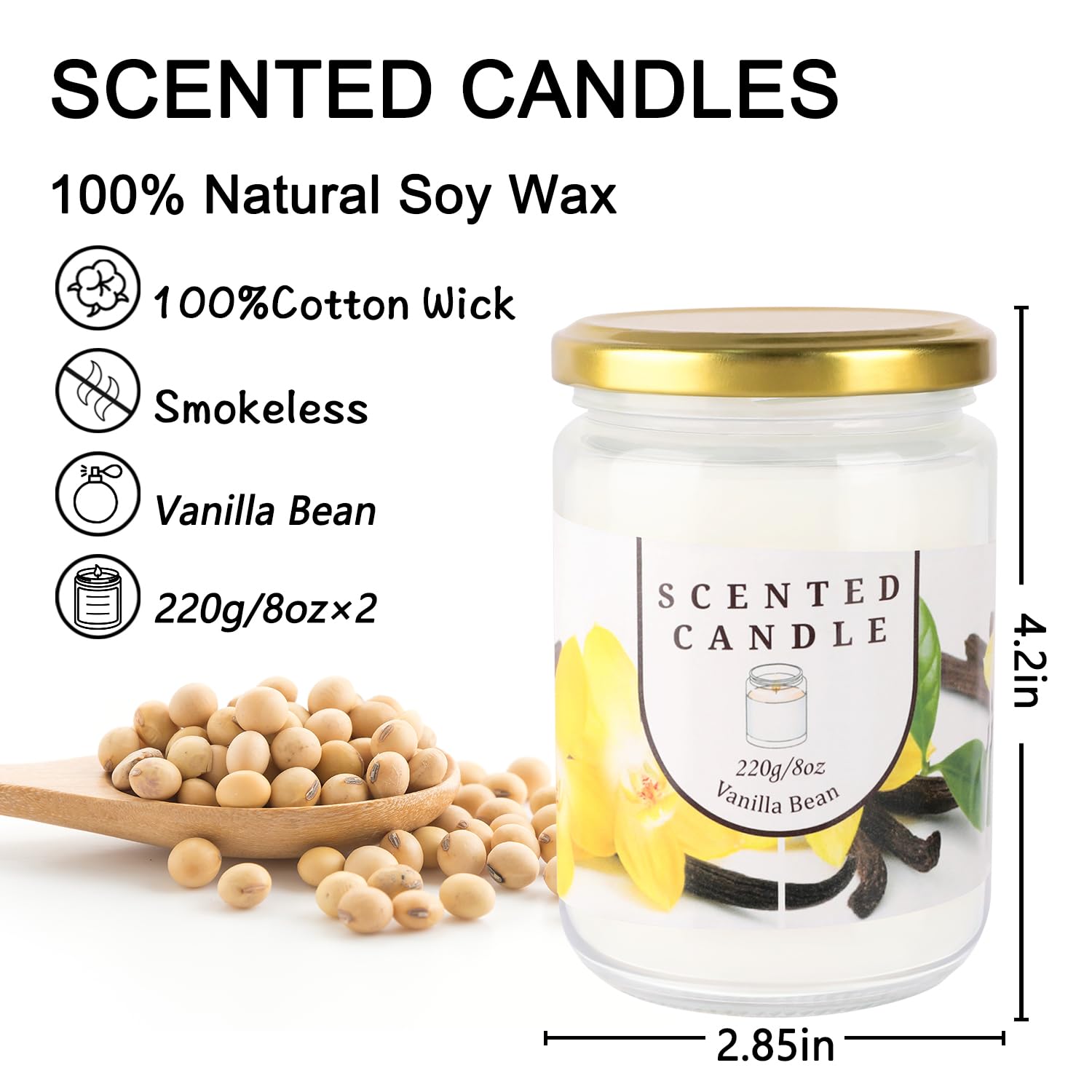 アロマキャンドル LUMIE CANDLE ベビーパウダーの香り アロマ