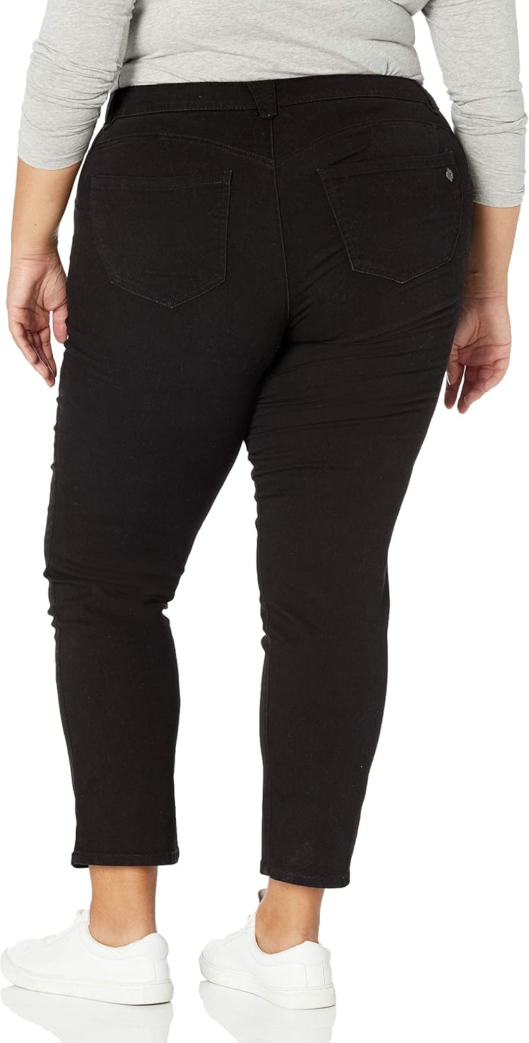 Democracy Womens Plus Size Ab Solution Straight Leg Jean
