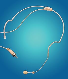 Eagle Flesh Coloured Discreet Electret Condenser Headset Microphone (3.5 Mm Jack) Nude/Flesh