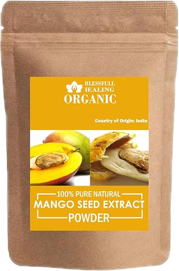 Blessfull Healing Organic 100% Pure Natural Mango Seed Extract Powder | 100 Gram / 3.52 oz