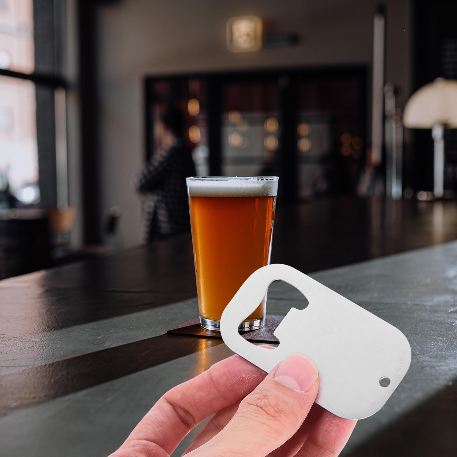 HEALEEP Manual Beer Opener Set 12 Pack Stainless Steel Bottle Opener for Party Unique Fathers Day Present