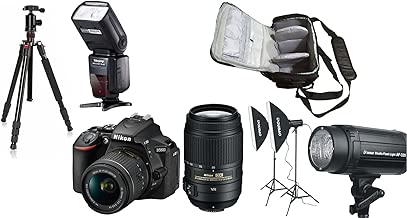 D5600 AF-P 18-55mm VR AF-S 55-300mm VR KamKorda Pro Camera Bag Pro Speedlite Flash Advanced Camera Tripod Home Studio Lighting Kit D5600 AF-P 18-55mm VR AF-S 55-300mm VR KamKorda Pro Camera Bag Pro Speedlite Flash Advanced Camera Tripod Home Studio Lighting Kit