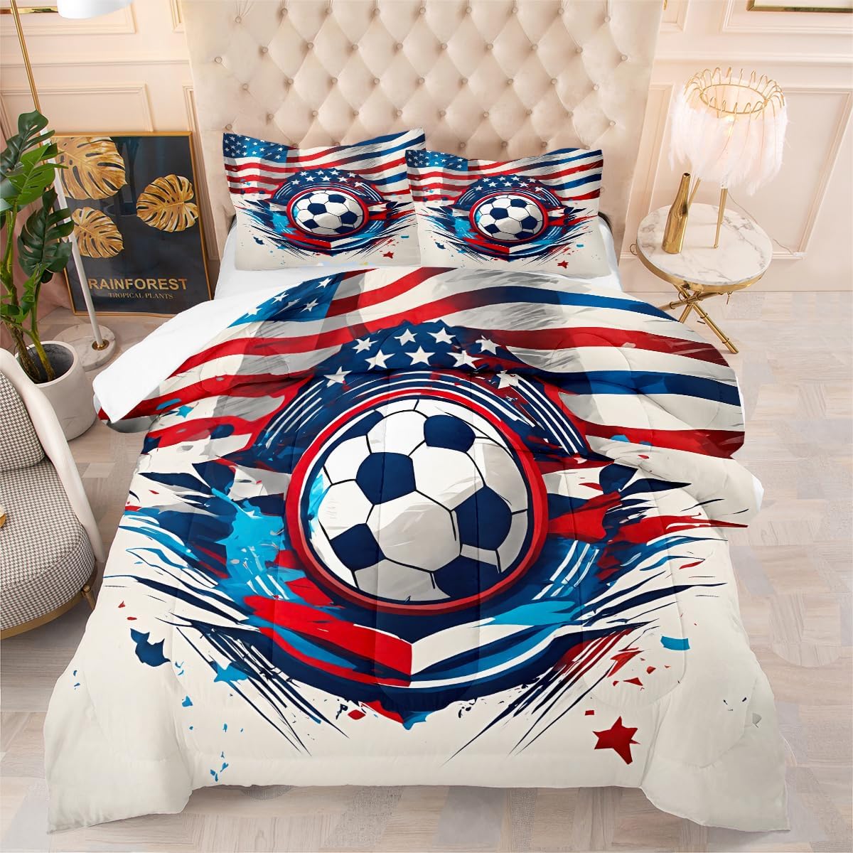 Queen Size Comforter Set Tiger Print Comforter Set Multiple Colors Available