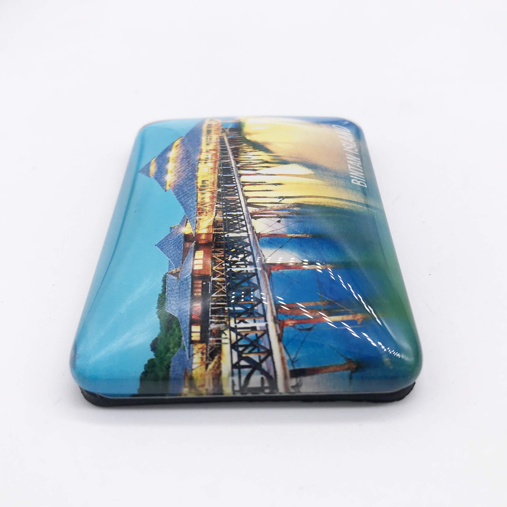 Magnete Frigo 3D Isola Di Bintan Indonesia: Souvenir In Cristallo Per Viaggiatori - 3