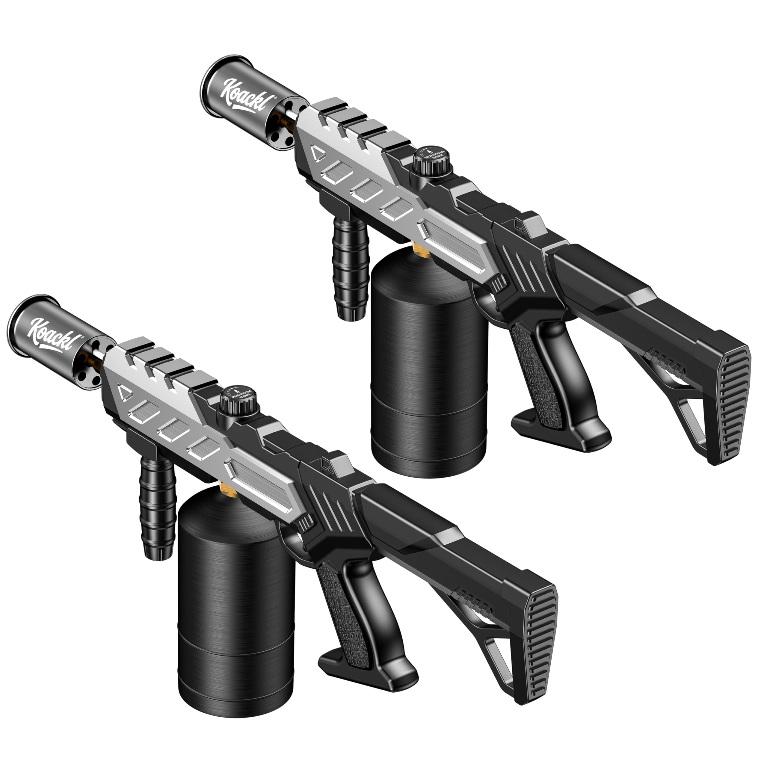 KOACKL Lot de 2 chalumeaux au propane CSA de 65,5 cm, flamme réglable 1300