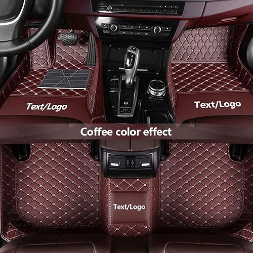 Miniatura 6 de Jialuode Tapetes personalizables al 95 % de los modelos de automóvil de piel sintética, impermeables, antideslizantes, protección completa cubierta,