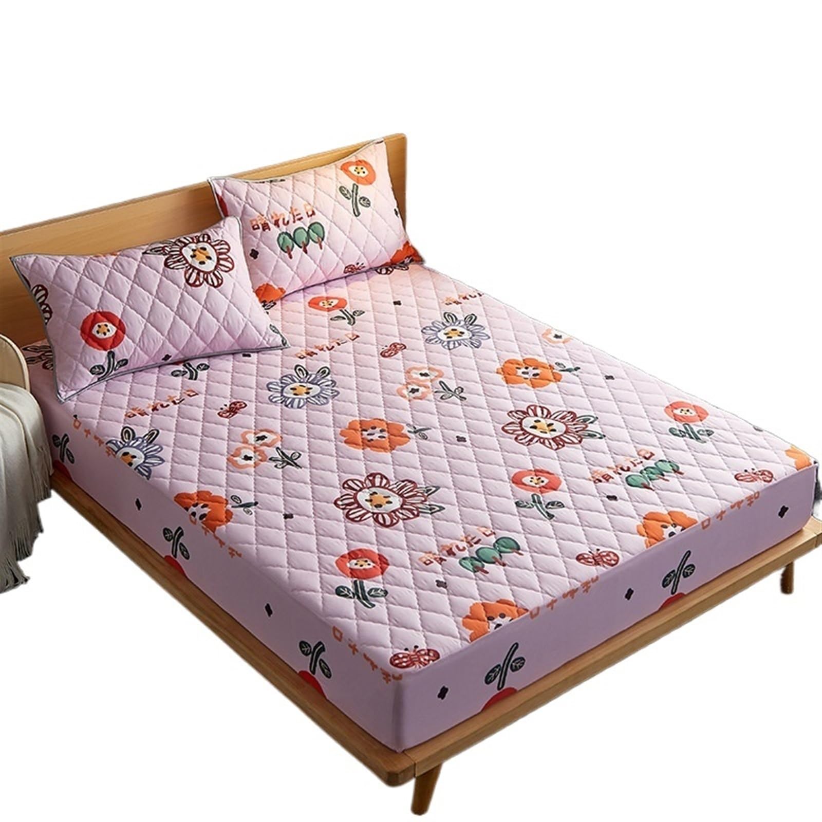 Protector Colchon Impermeable Sábana Ajustable Acolchada Gruesa Impermeable