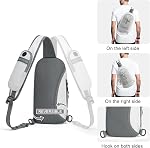 G4Free Sling Bag RFID Blocking Lightweight Crossbody Backpack Chest Shoulder Bag for Travel Sports Running