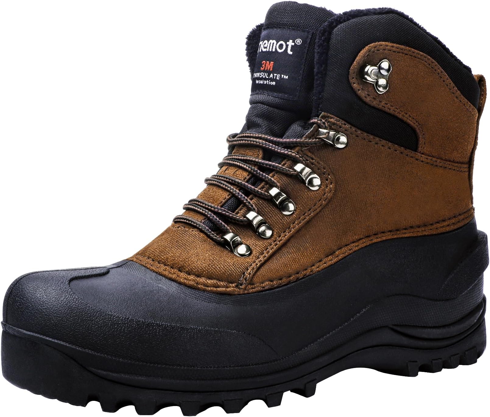 Women's Men's Snow Boots, Waterproof Winter Boots for Dog Walking Hiking Trekking Fishing Riding Hunting, Mucker Yard Boots Gardening Shoes Warm Anti-Slip Ankle Boots