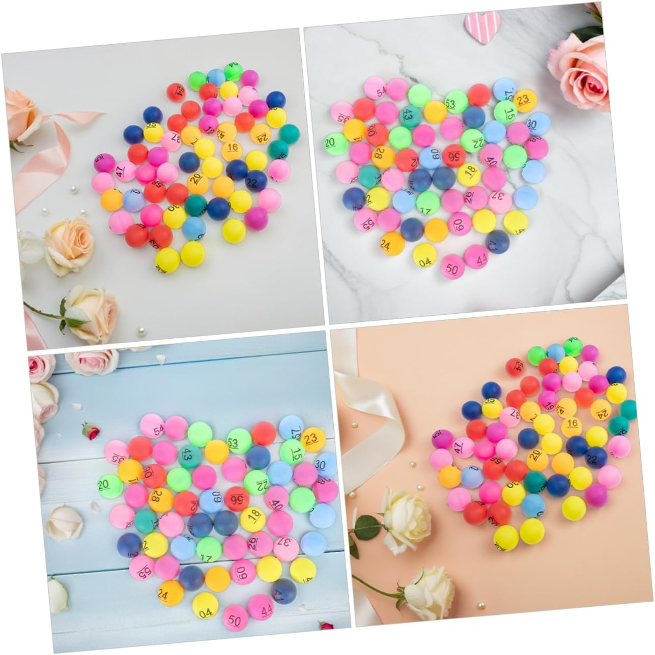 90pcs Colorful Numbered Draw for Raffles Bingo and Party Games Engaging Game for Events and Carnival Activities