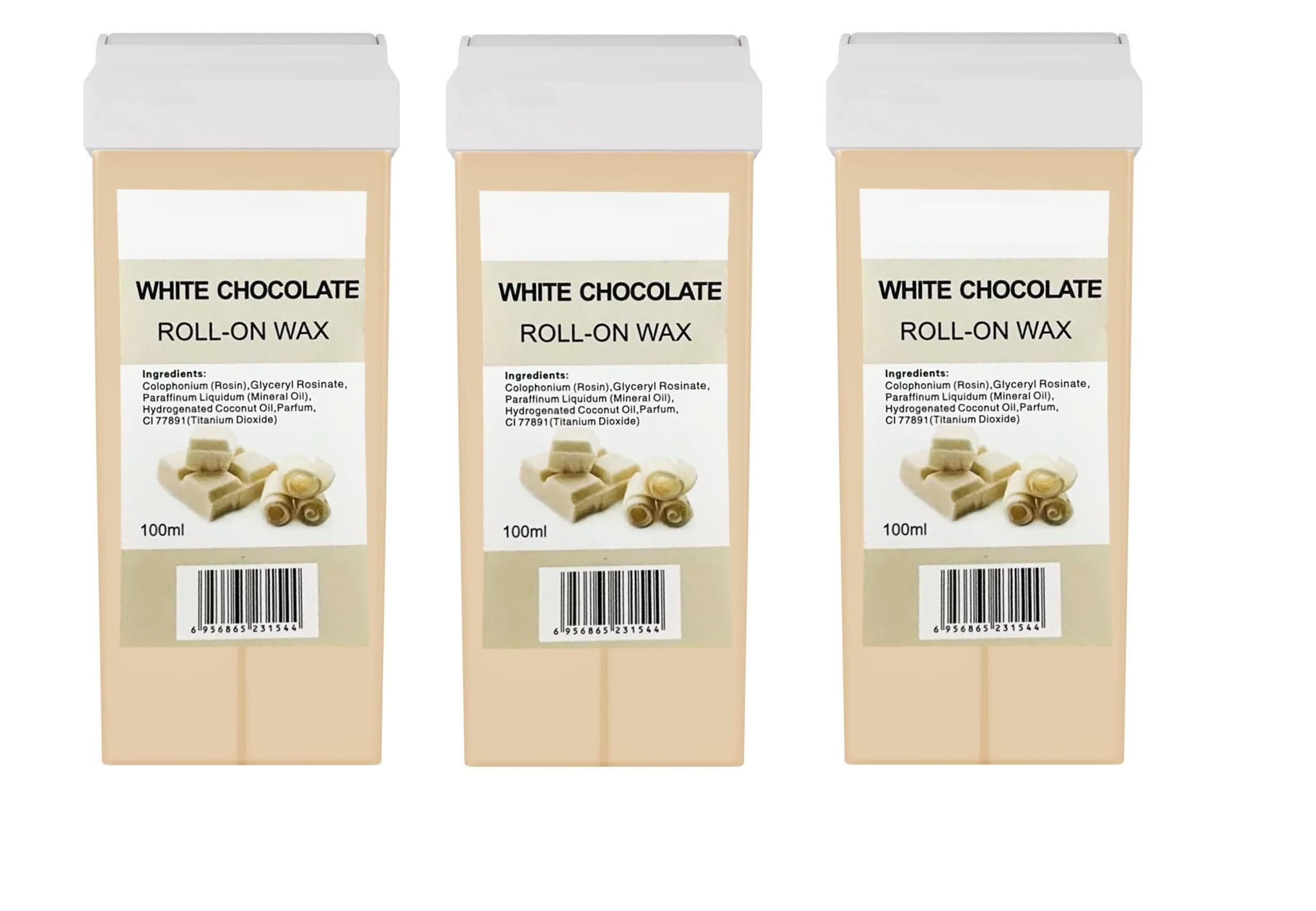 URBANMAC White Chocolate Roll-On Wax Kit (Set of 3 Refill Wax) 100 ML