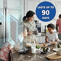 Vista 6 de 20x25x1 MERV 8 Air Filter,AC Furnace Air Filter,Reusable ABS Plastic Frame, 7 Pack Replaceable Filter Media (Actual Size: 19 3/4" x 24 3/4" x 3/4")