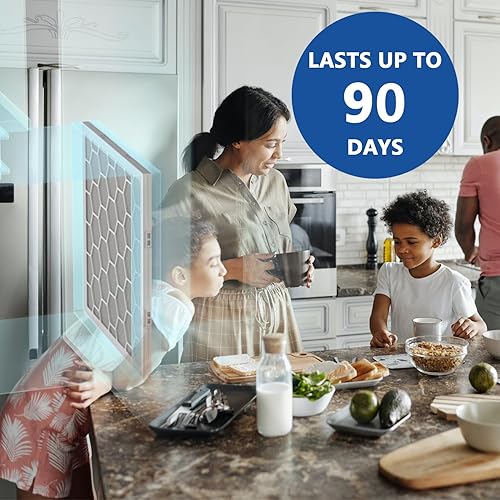 Miniatura 6 de Filtro de aire MERV 8 de 20 x 25 x 1, filtro de aire para horno de CA, marco de plástico ABS reutilizable, paquete de 7 filtros reemplazables