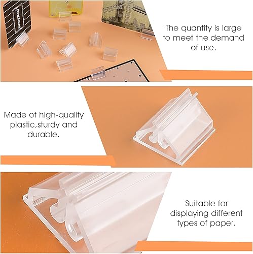 Miniatura 3 de Aster 48 soportes acrílicos para tarjetas de juego, soportes transparentes para tarjetas de juego, piezas de juego de mesa, marcadores para