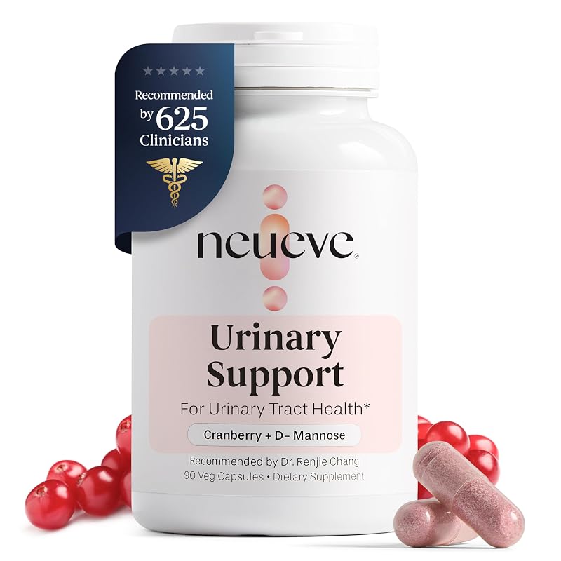 NeuEve Suplemento de Cranberry e D-manose, 90 cápsulas veganas