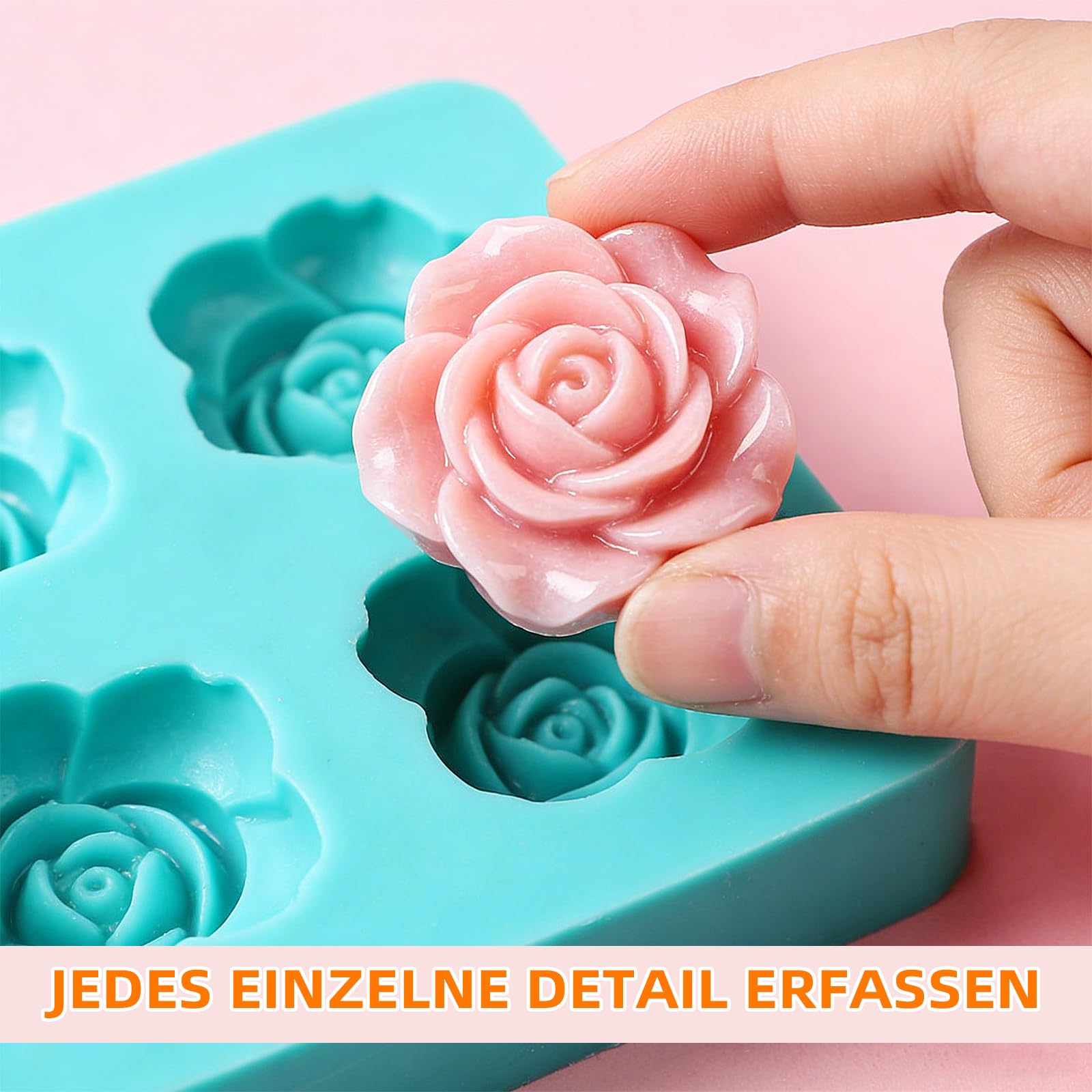 STARTSO WORLD Abformsilikon, 10A Flüssiges Silikon/Gießsilikon, Silikonkautschuk für den Formenbau, ideal für DIY Harzformen, Kerzenform, Seifenform, Gießen, Basteln (Transluzent,4.52KG)