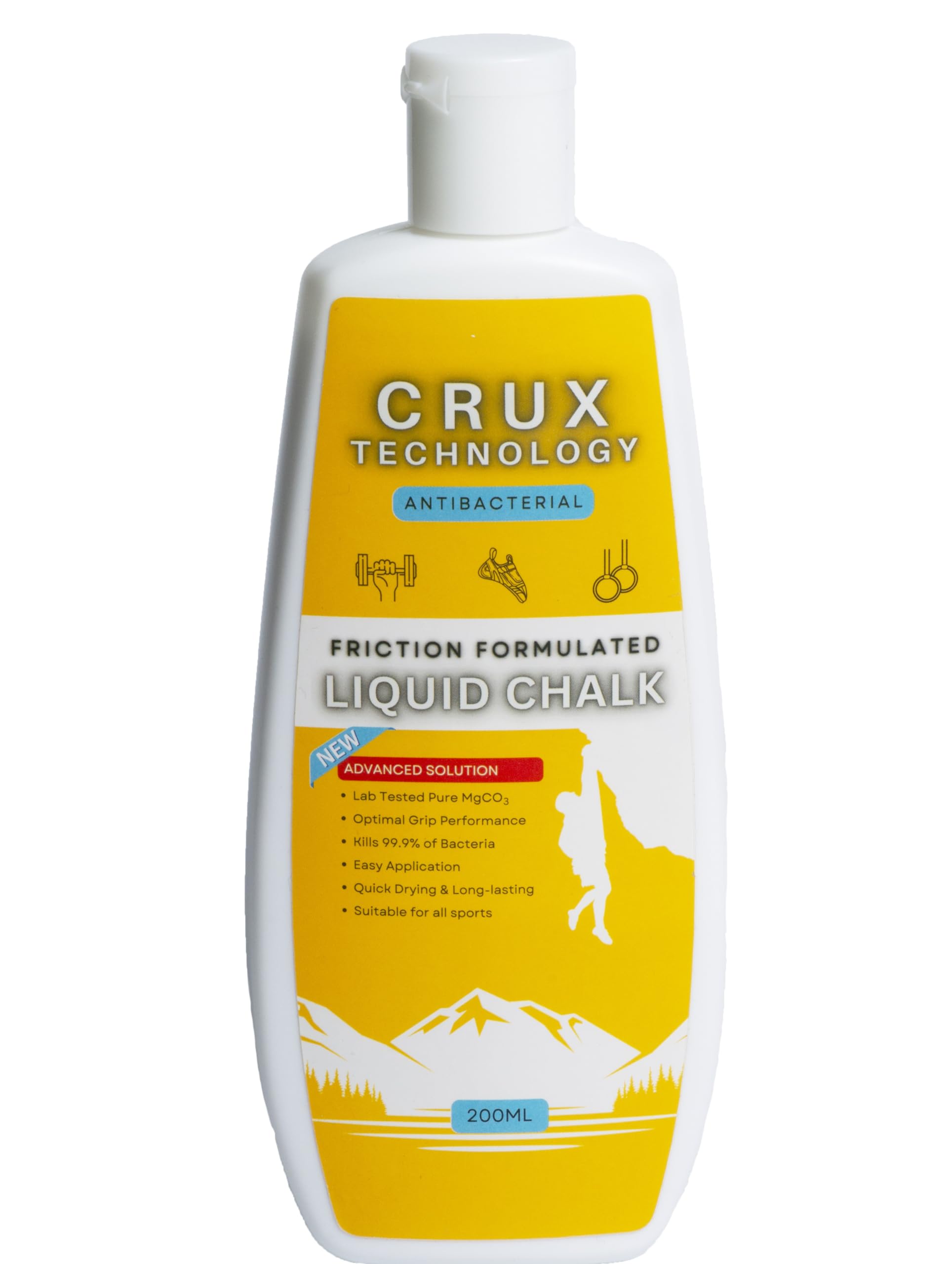 Madu Climb CRUX TECHNOLOGY LIQUID CHALK for Rock Climbing Gymnastics, CrossFit, Weightlifters No Drying Agents