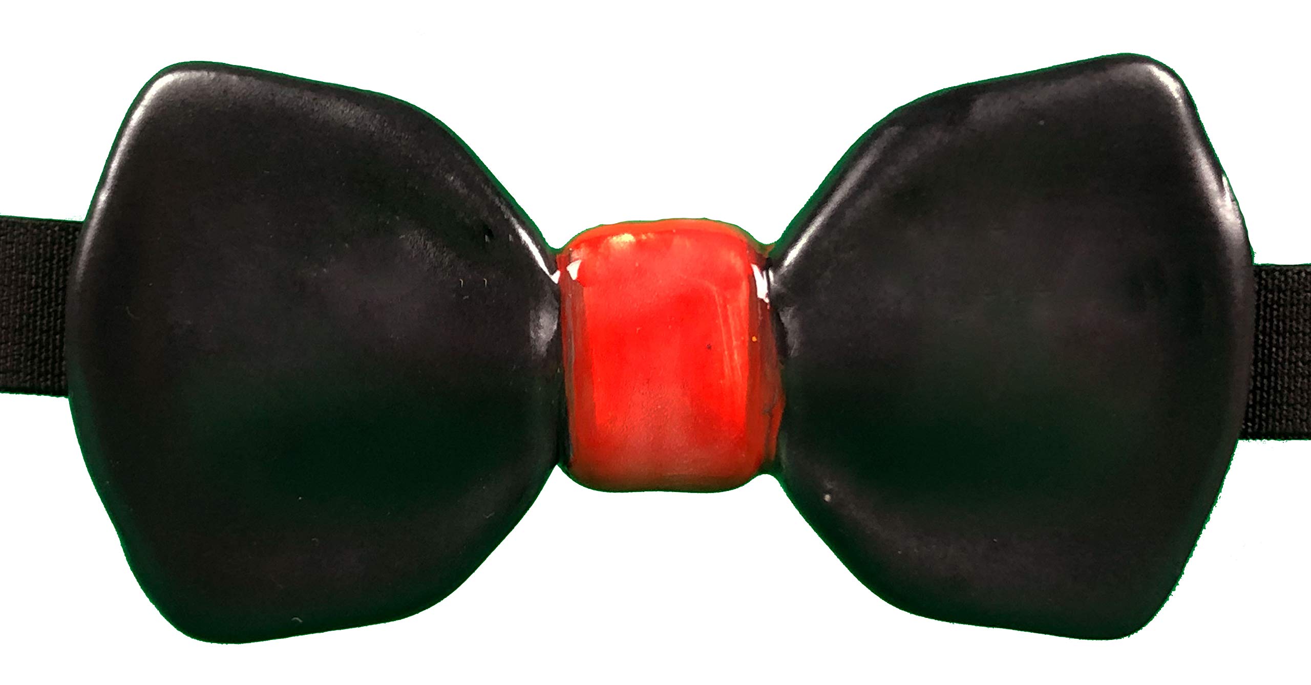 Papillon in ceramica nero opaco made in italy