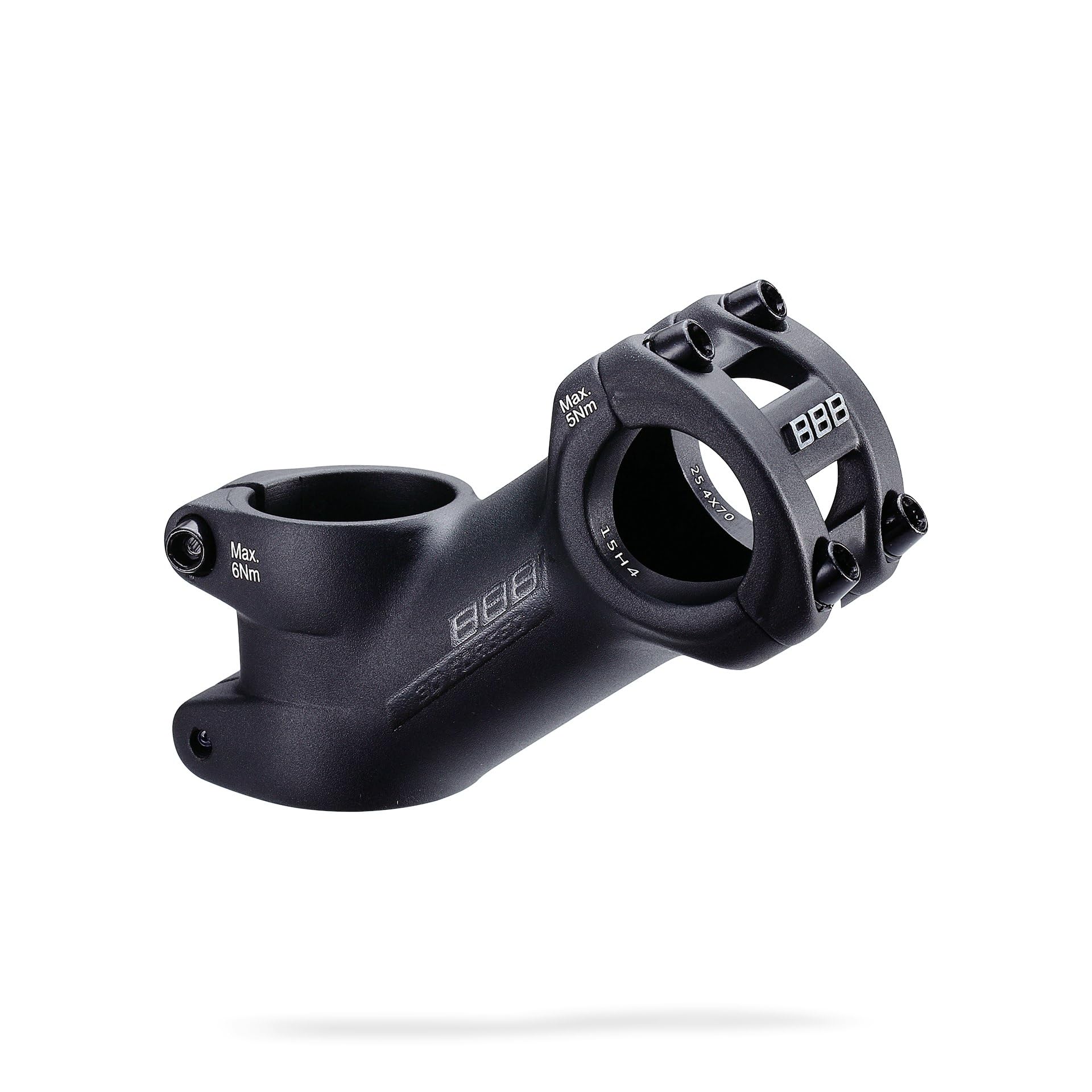 BBB Cycling Handlebar Stem HighRise | Ø 31,8 mm 35 Degree 110mm | MTB Mountainbike E-bike Urban Cycling | Aluminium Steel | BHS-25,Black