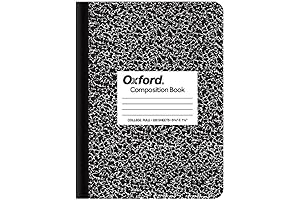 Oxford Marble Composition Notebook, 100 Sheets