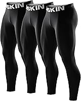 DRSKIN Men's Compression Pants 5/4/3 Pack - Quick Dry Tights Leggings Baselayer for Running Gym Workout Sports